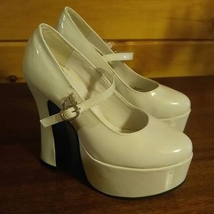 Sexy Mary Jane Adult Costume Shoes